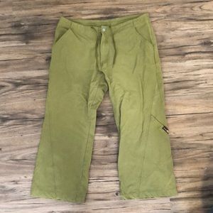 Green Prana Capris Pant size medium